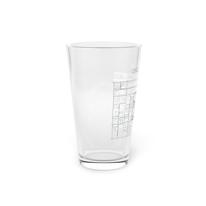 Lincoln Home National Historic Site Pint Glass, 16oz