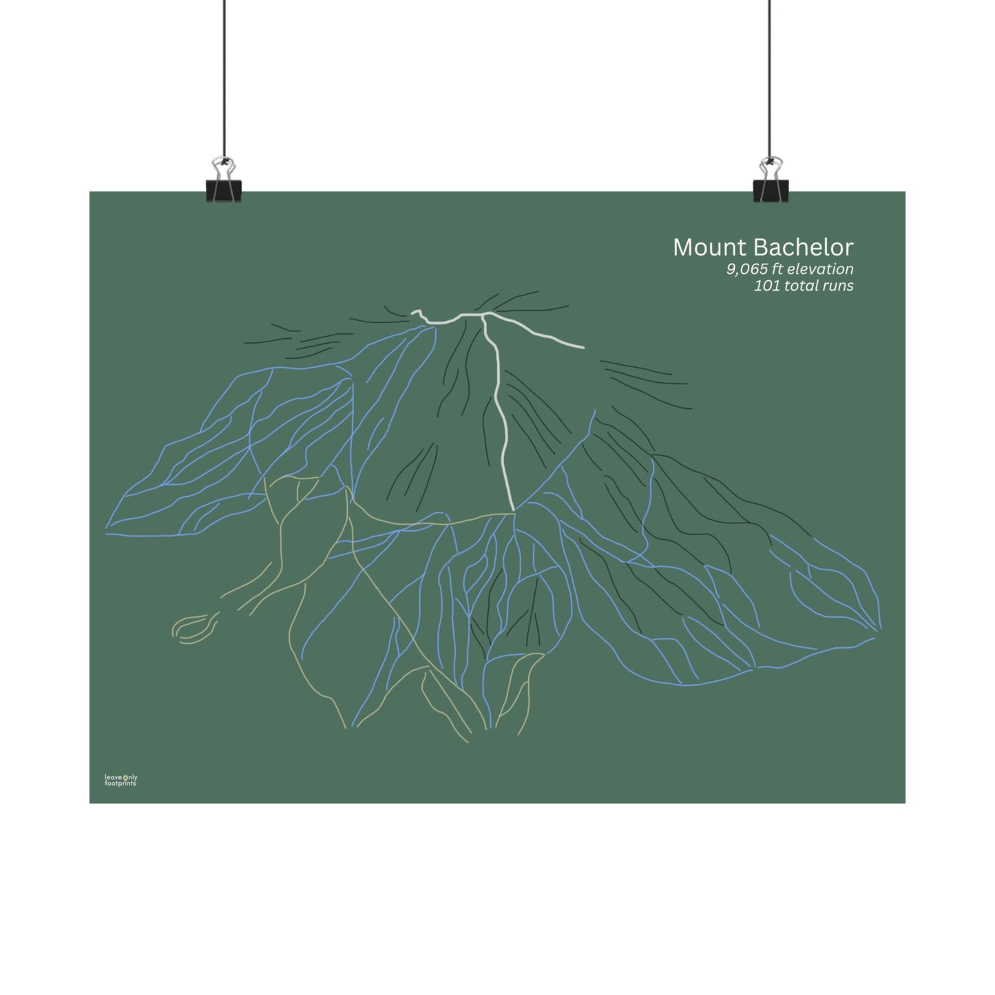 Mount Bachelor Horizontal Print