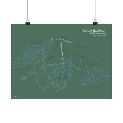 Mount Bachelor Horizontal Print