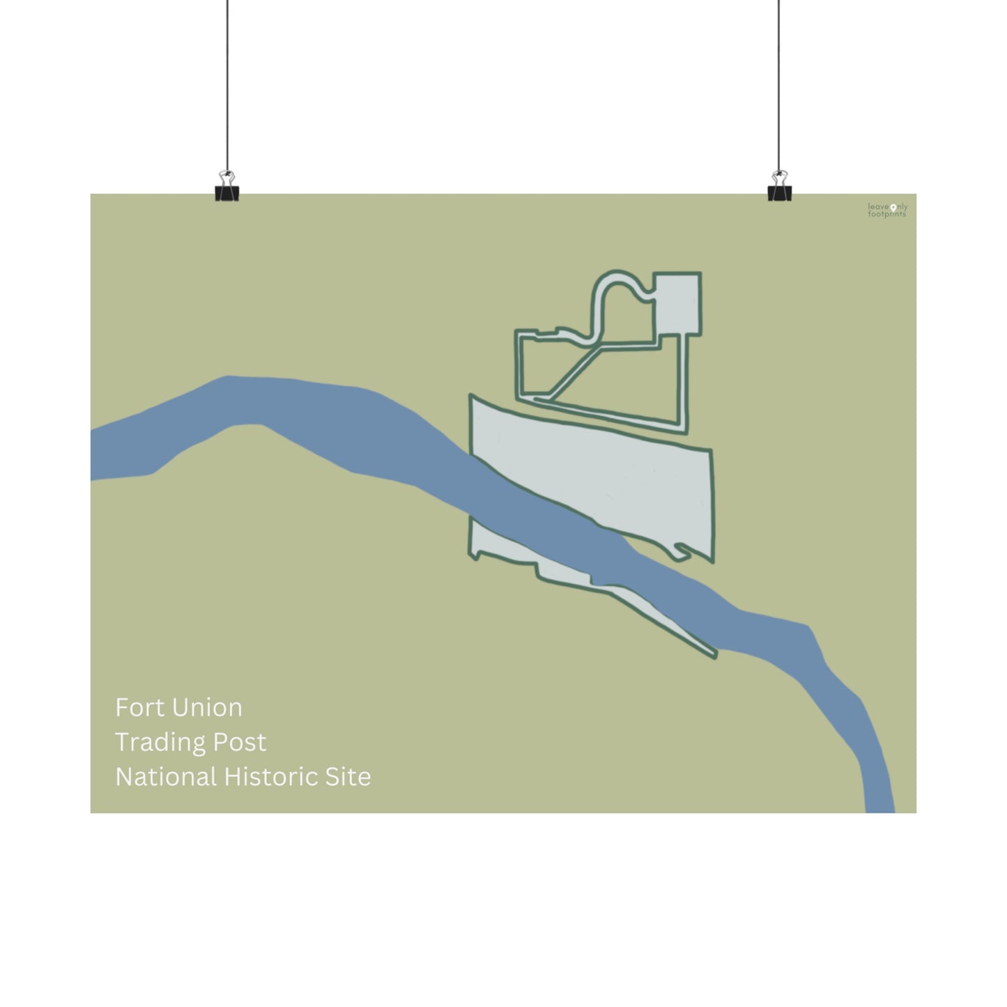 Fort Union Trading Post National Historic Site Horizontal Print