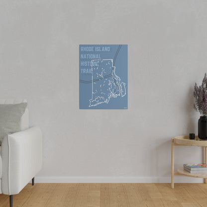 Rhode Island National Historic Trail Matte Canvas, Stretched, 0.75"