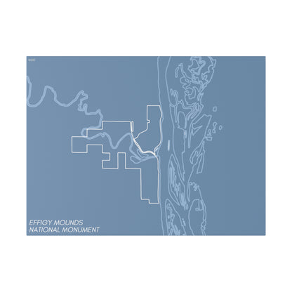 Effigy Mounds National Monument Matte Canvas, Stretched, 0.75"