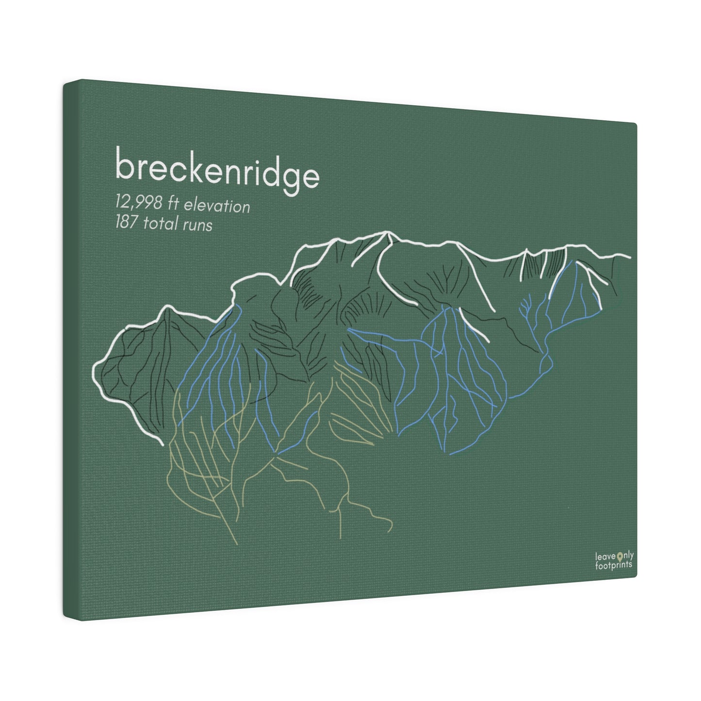 Breckenridge Matte Canvas, Stretched, 0.75"