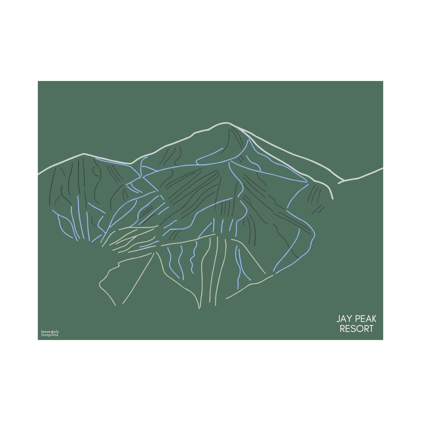 Jay Peak Resort Horizontal Print
