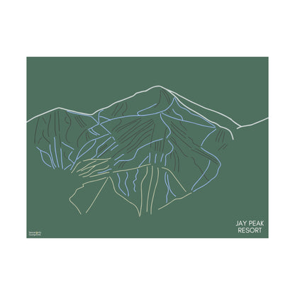 Jay Peak Resort Horizontal Print