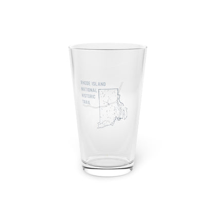 Rhode Island National Historic Trail Pint Glass, 16oz