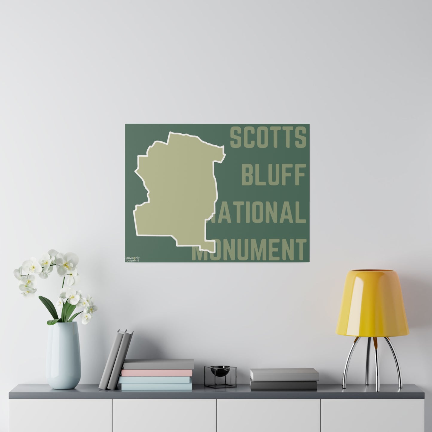 Scotts Bluff National Monument Matte Canvas, Stretched, 0.75"