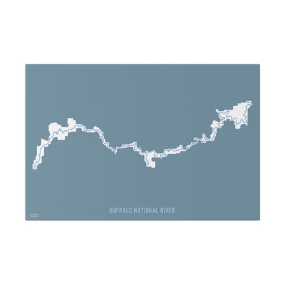 Buffalo National River Matte Canvas, Stretched, 0.75"