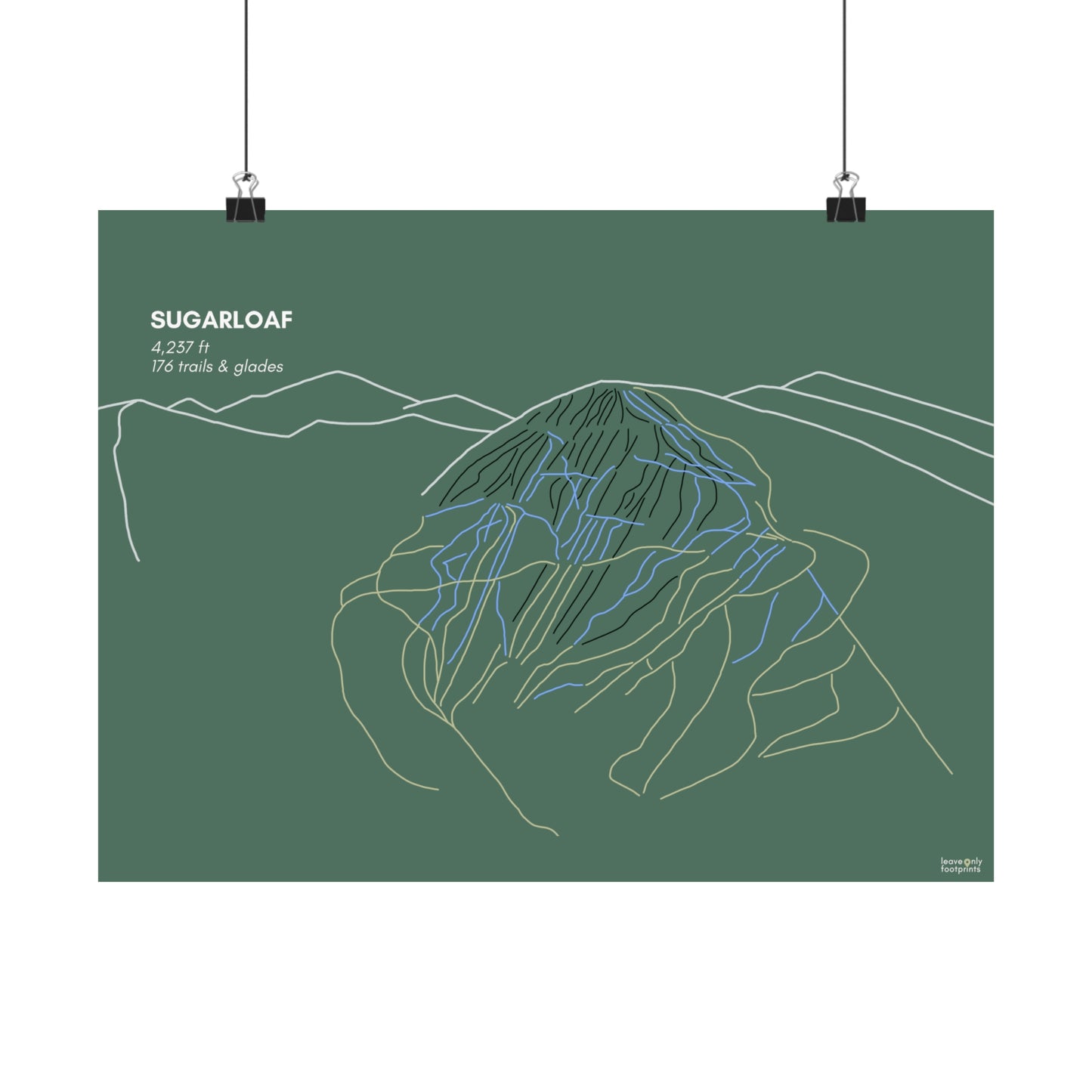 Sugarloaf Matte Horizontal Print