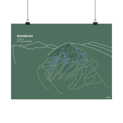 Sugarloaf Matte Horizontal Print