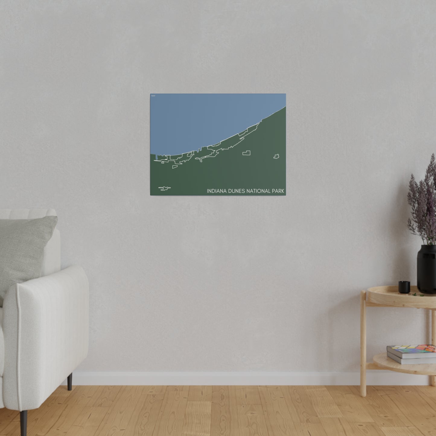 Indiana Dunes National Park Matte Canvas, Stretched, 0.75"