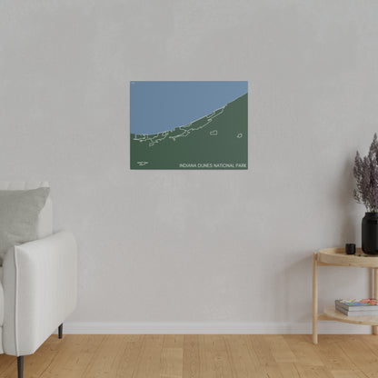 Indiana Dunes National Park Matte Canvas, Stretched, 0.75"