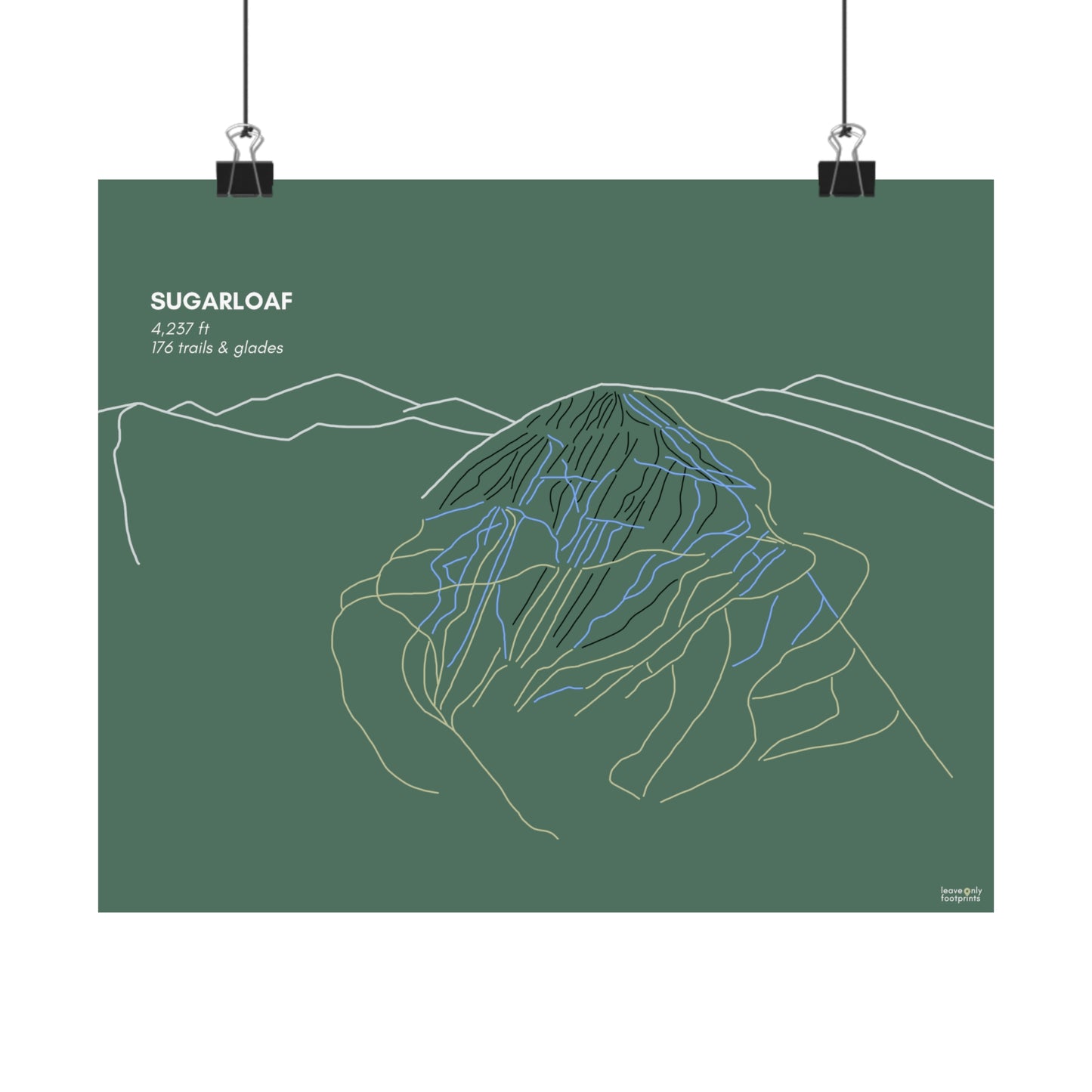 Sugarloaf Matte Horizontal Print