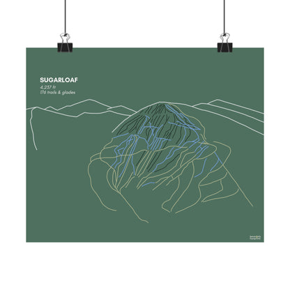 Sugarloaf Matte Horizontal Print