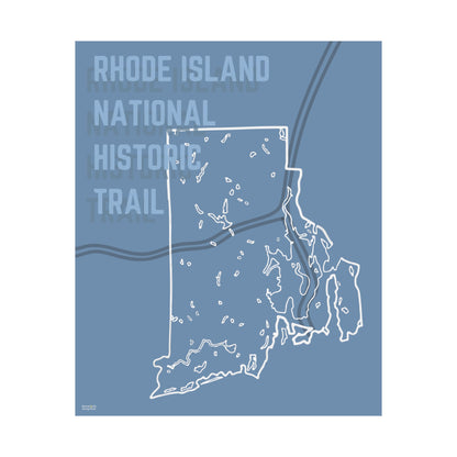 Rhode Island National Historic Trail Vertical Poster