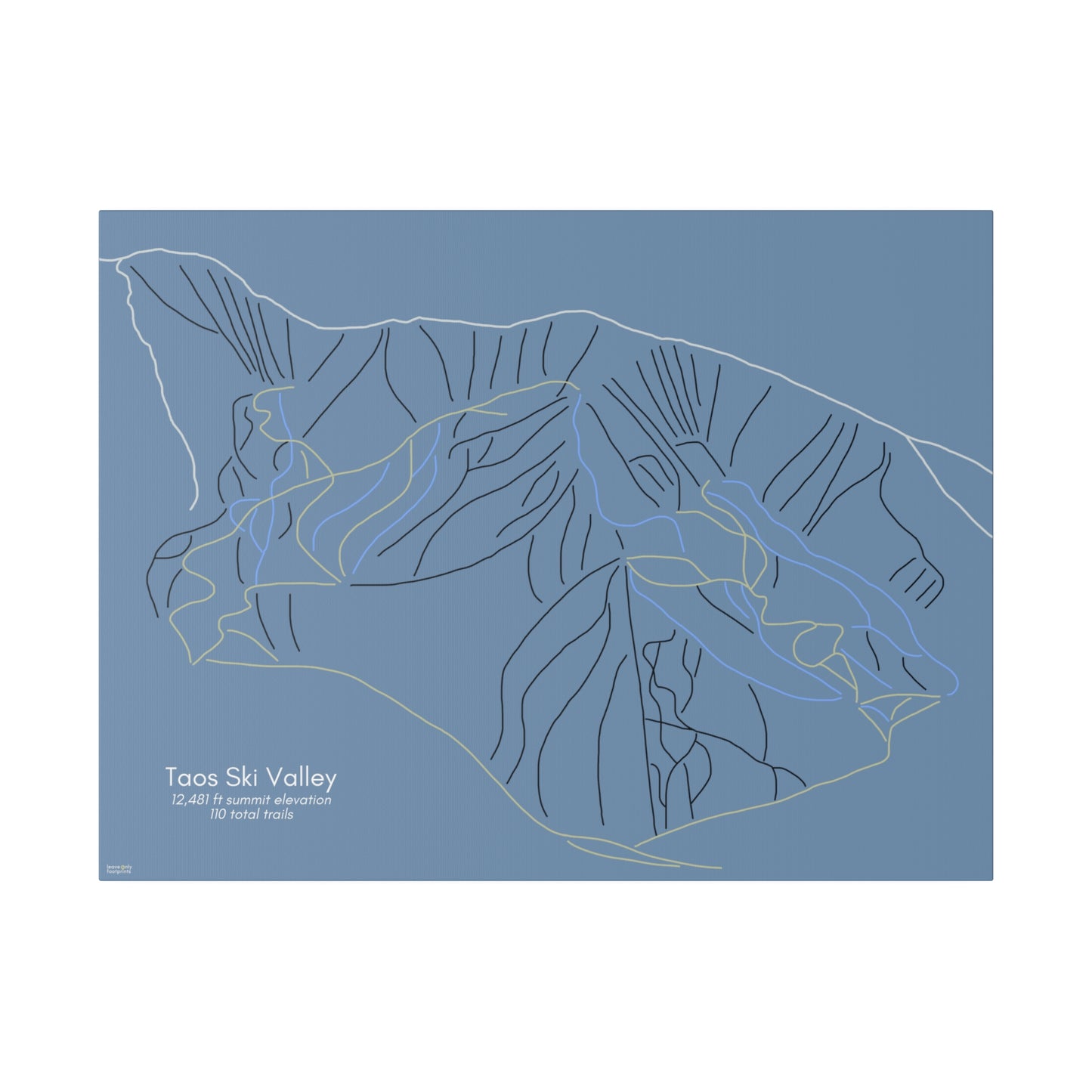 Taos Ski Valley Matte Canvas, Stretched, 0.75"