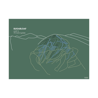 Sugarloaf Matte Horizontal Print