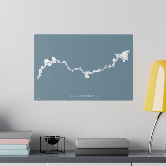 Buffalo National River Matte Canvas, Stretched, 0.75"