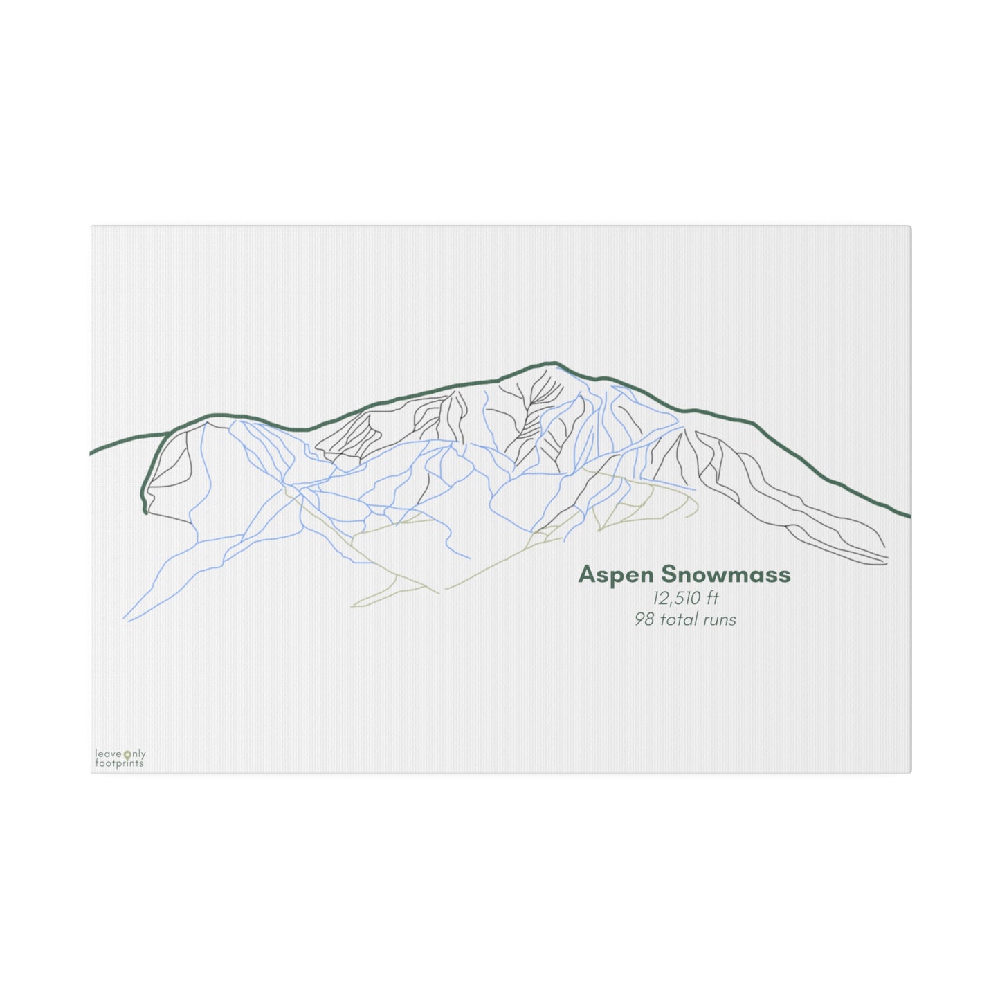 Aspen Snowmass Matte Canvas, Stretched, 0.75"
