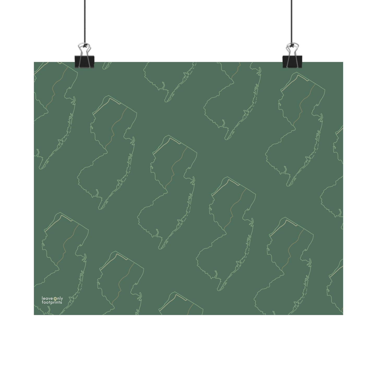 New Jersey National Trails Horizontal Print