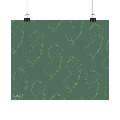 New Jersey National Trails Horizontal Print