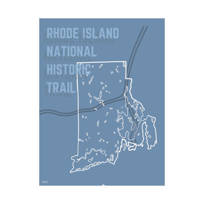 Rhode Island National Historic Trail Vertical Poster