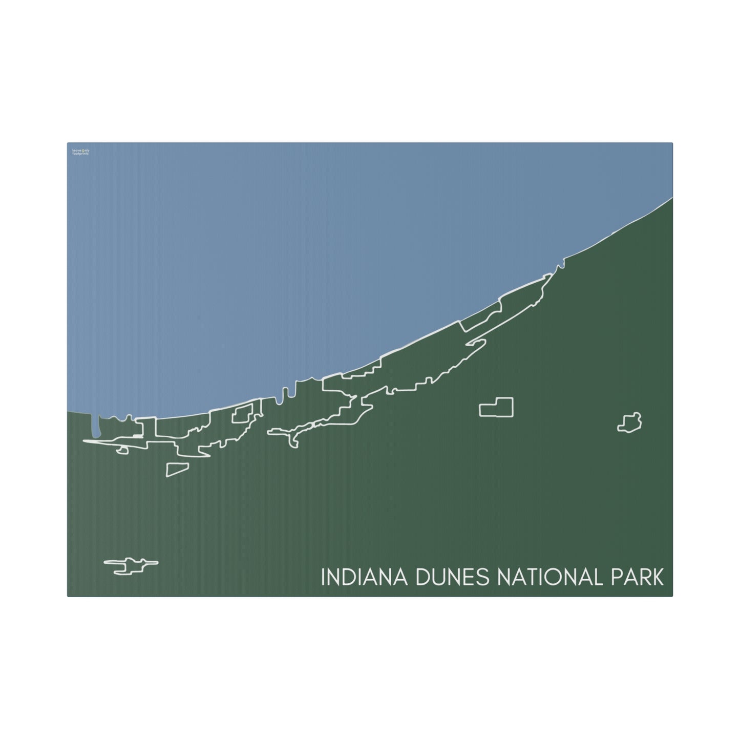 Indiana Dunes National Park Matte Canvas, Stretched, 0.75"