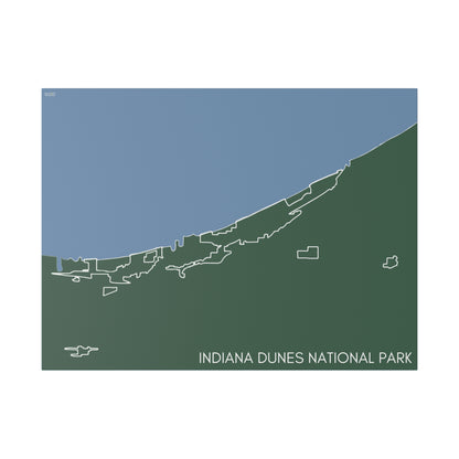 Indiana Dunes National Park Matte Canvas, Stretched, 0.75"