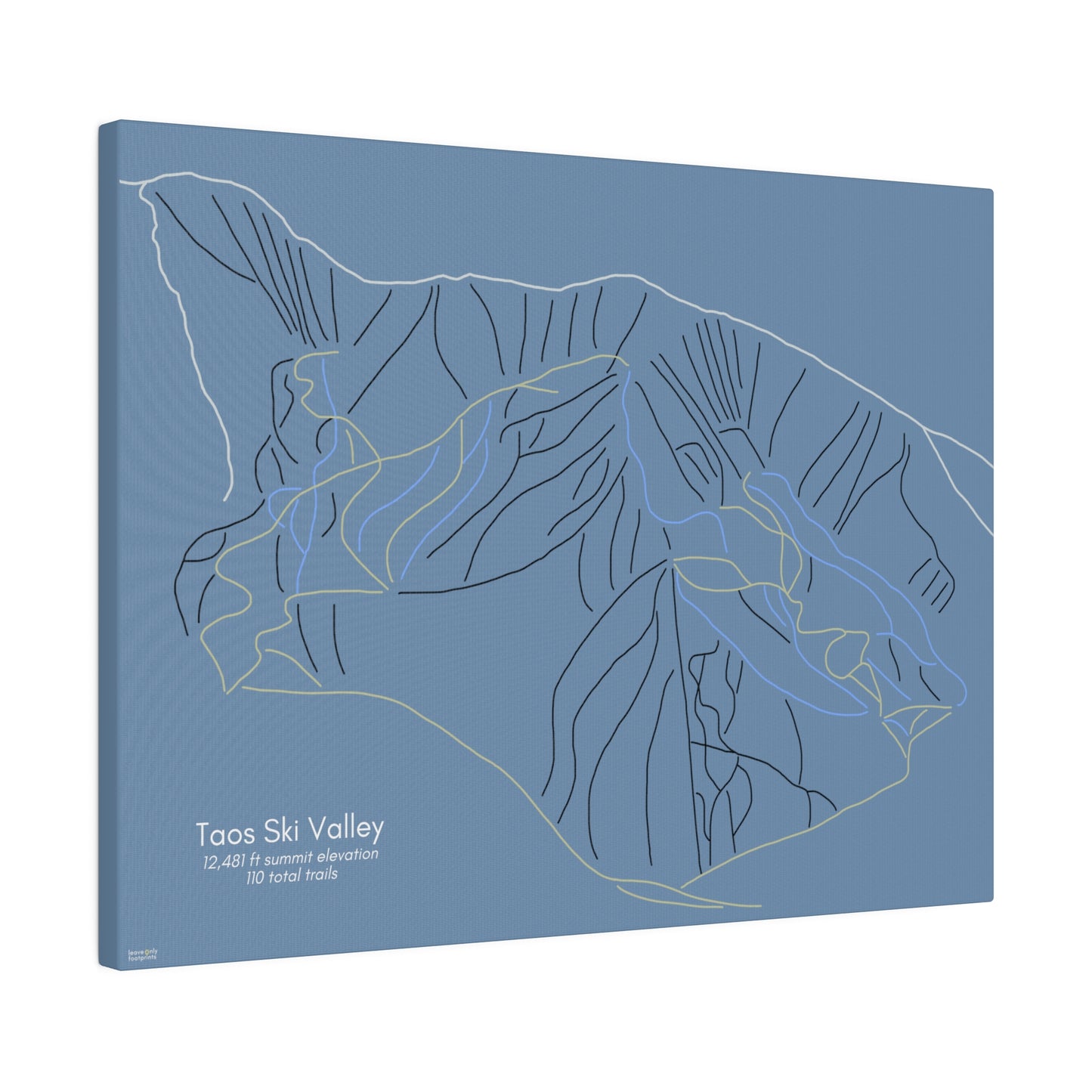 Taos Ski Valley Matte Canvas, Stretched, 0.75"