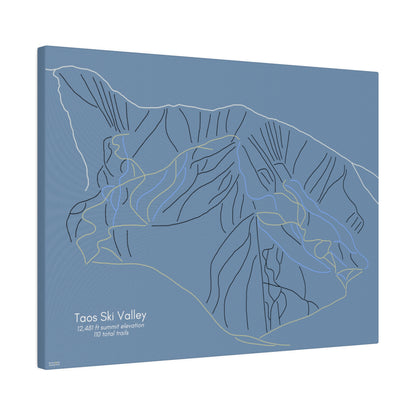 Taos Ski Valley Matte Canvas, Stretched, 0.75"