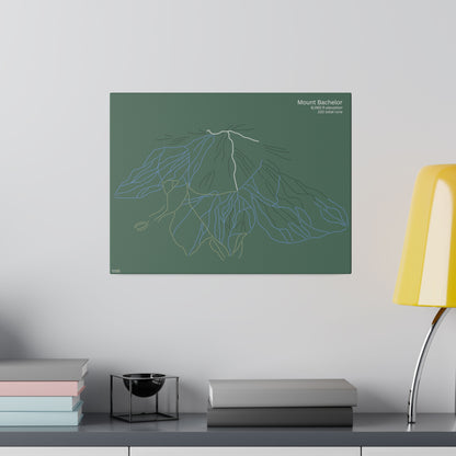 Mount Bachelor Matte Canvas, Stretched, 0.75"