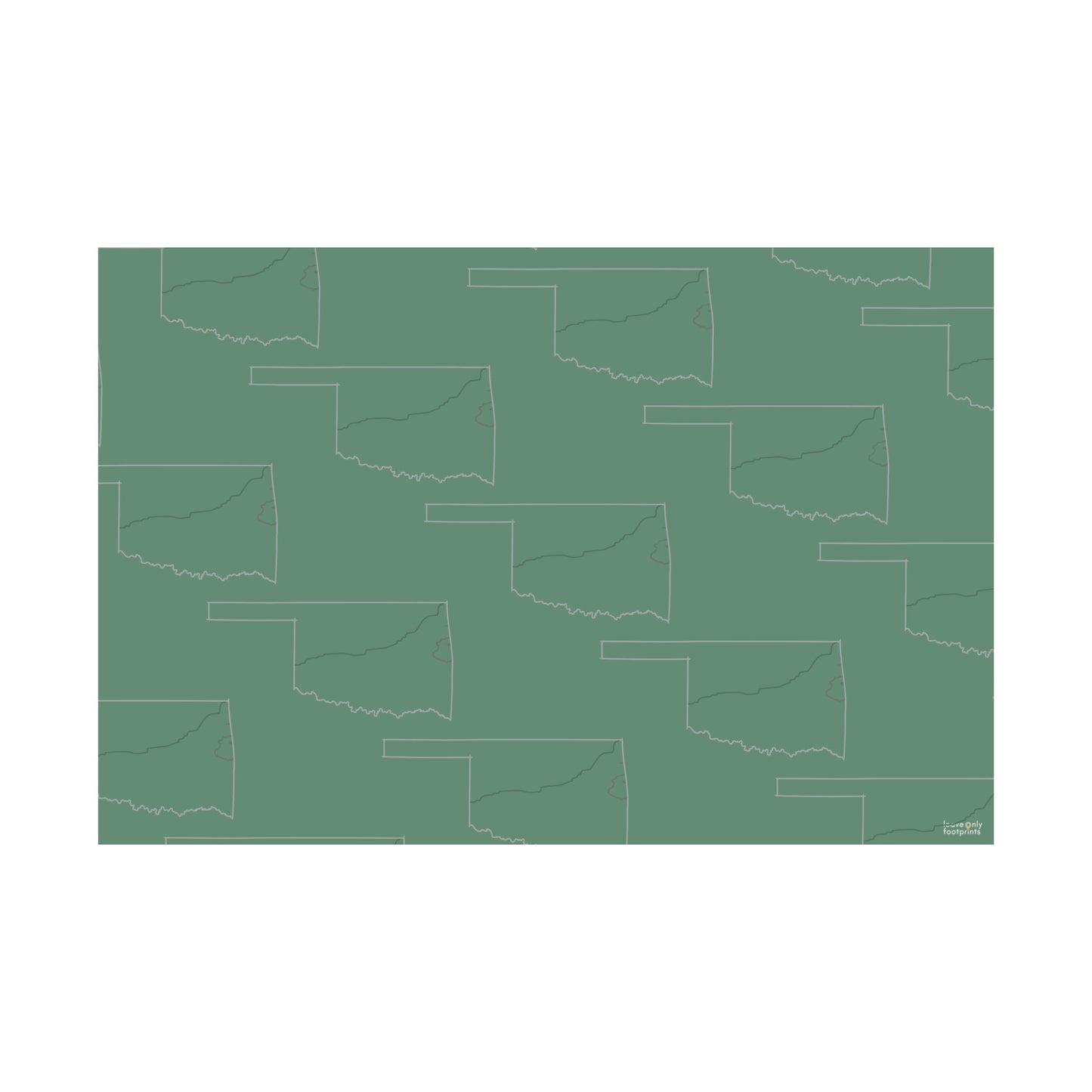 Oklahoma National Trails Horizontal Print