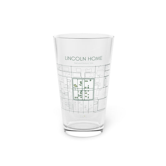 Lincoln Home National Historic Site Pint Glass, 16oz