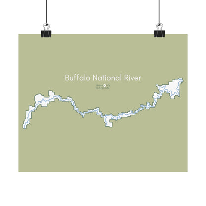 Buffalo National River Matte Horizontal Print