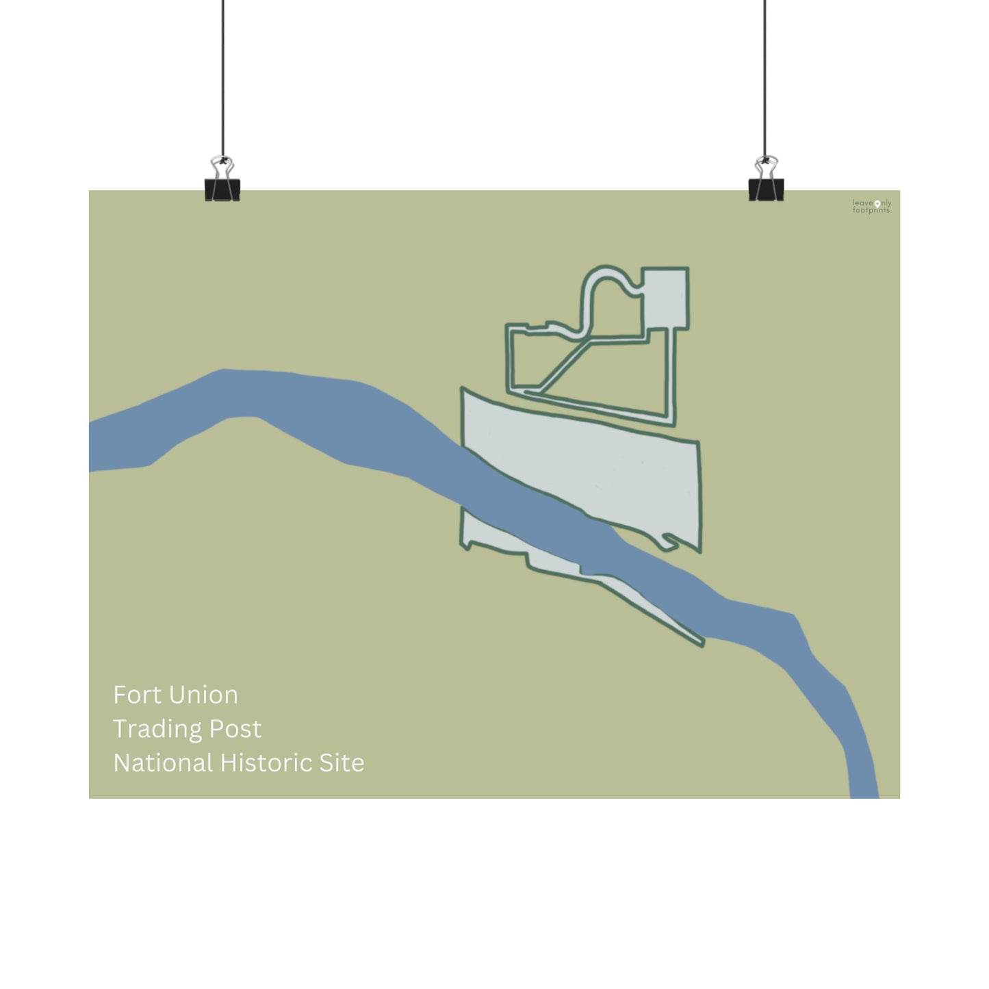 Fort Union Trading Post National Historic Site Horizontal Print