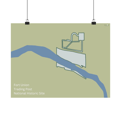 Fort Union Trading Post National Historic Site Horizontal Print