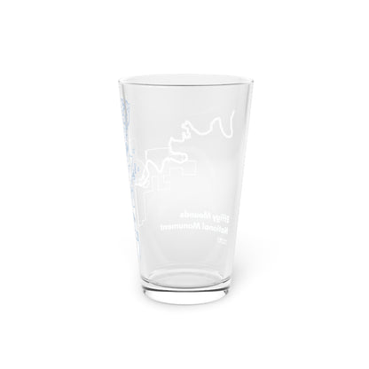 Effigy Mounds Monument Pint Glass, 16oz