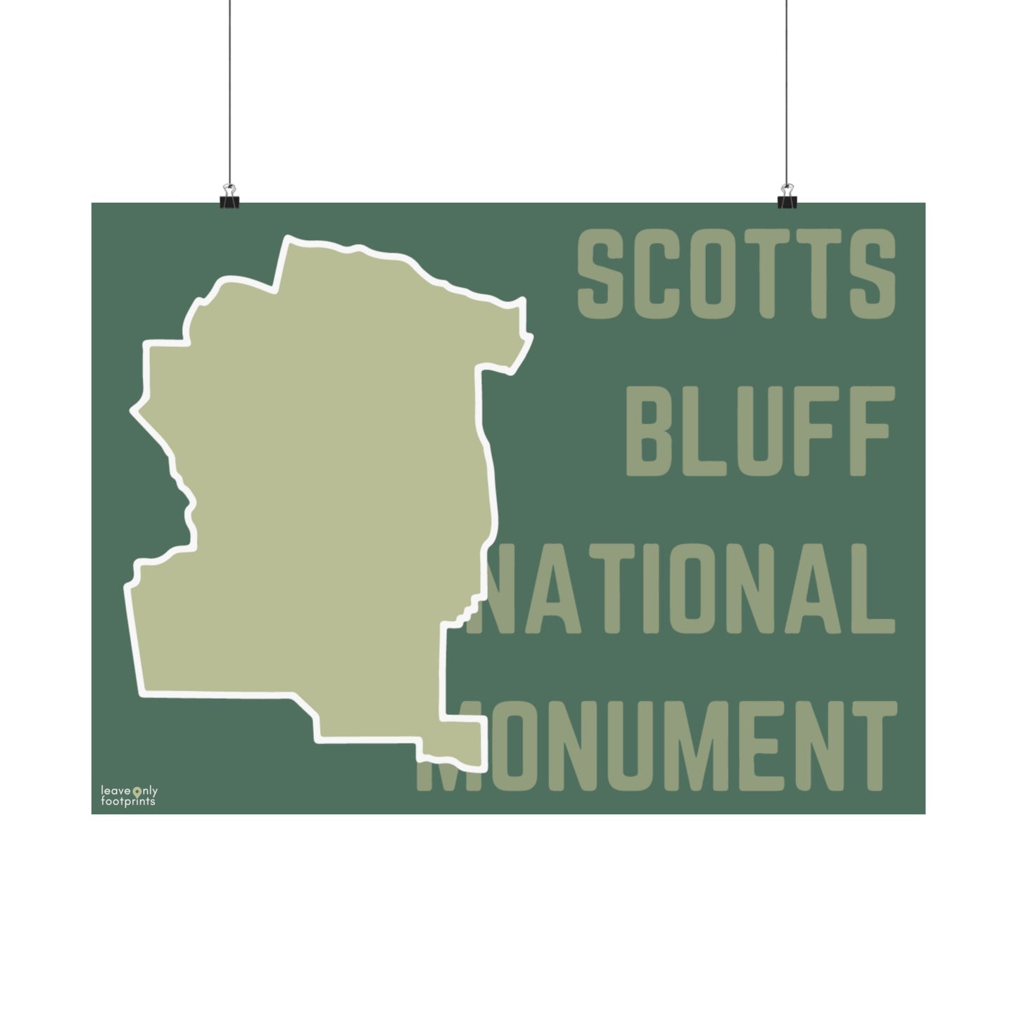 Scotts Bluff National Monument Horizontal Print