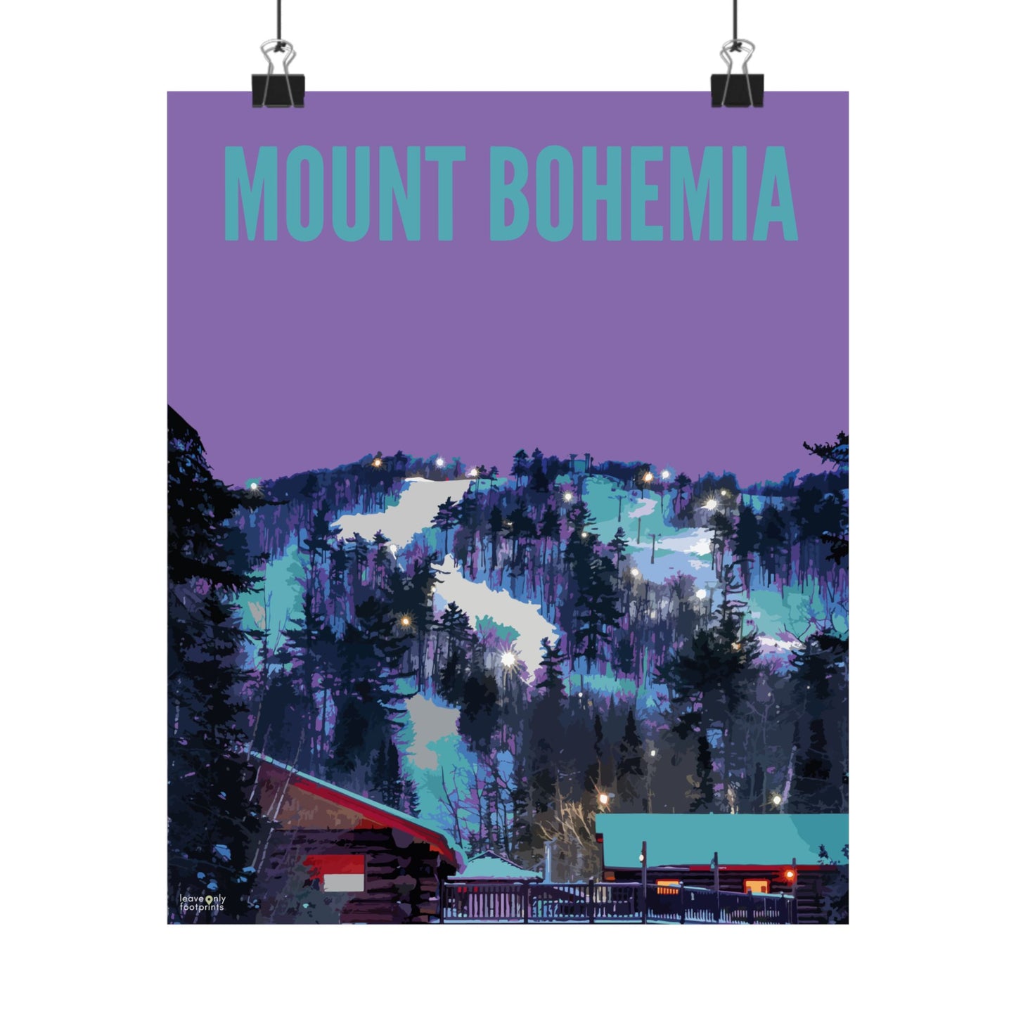 Mount Bohemia Matte Vertical Poster