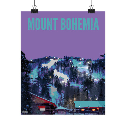 Mount Bohemia Matte Vertical Poster