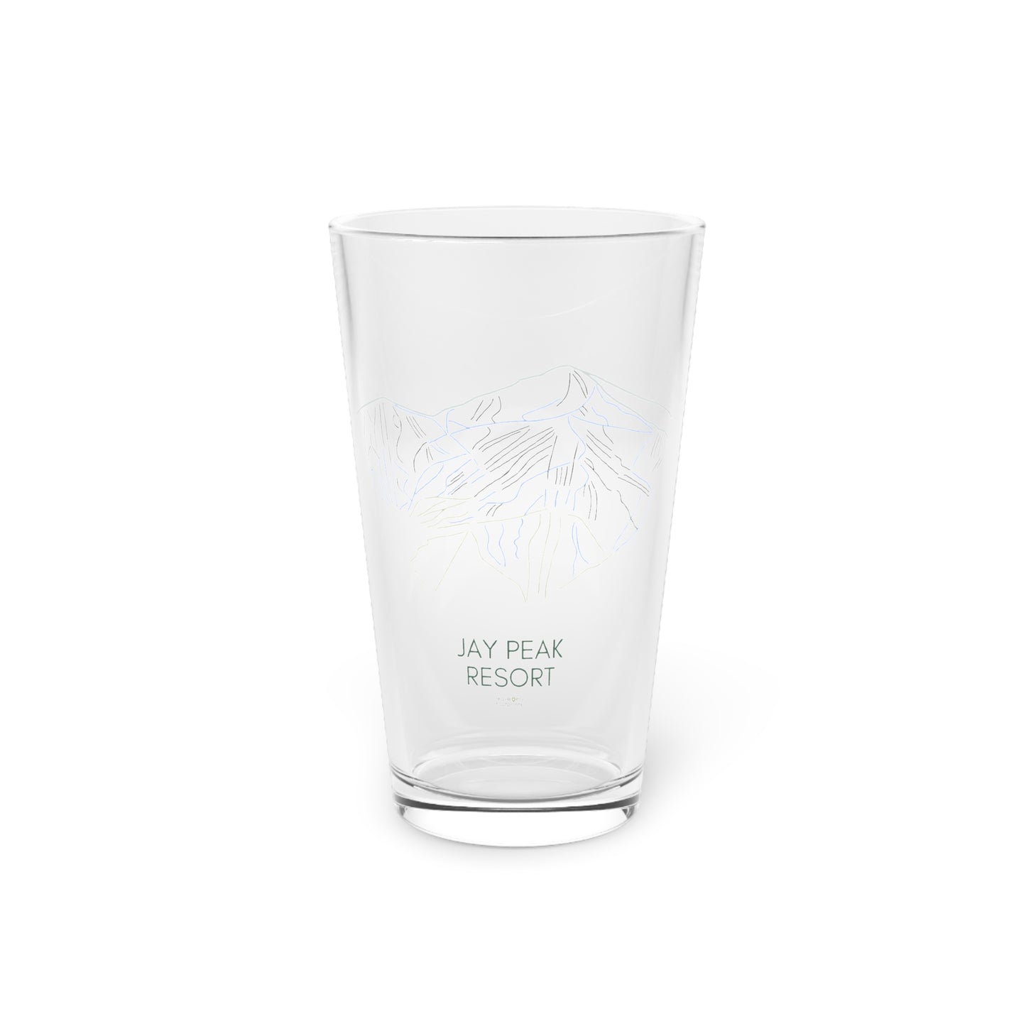 Jay Peak Resort Pint Glass, 16oz