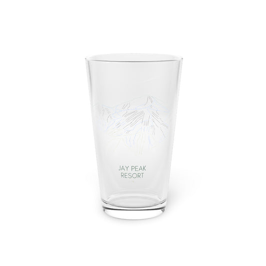 Jay Peak Resort Pint Glass, 16oz