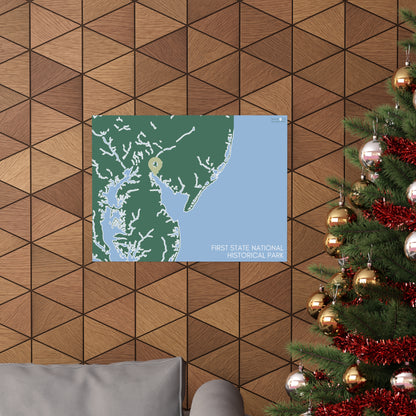 First State National Historical Park Matte Horizontal Print