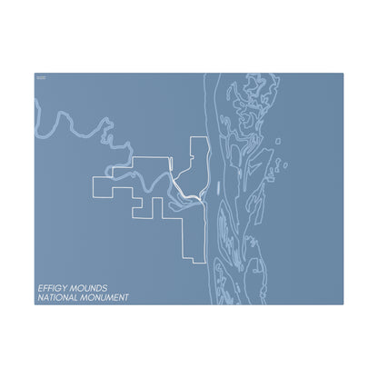 Effigy Mounds National Monument Matte Canvas, Stretched, 0.75"