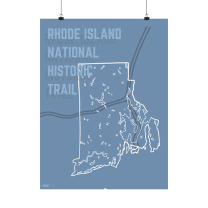 Rhode Island National Historic Trail Vertical Poster