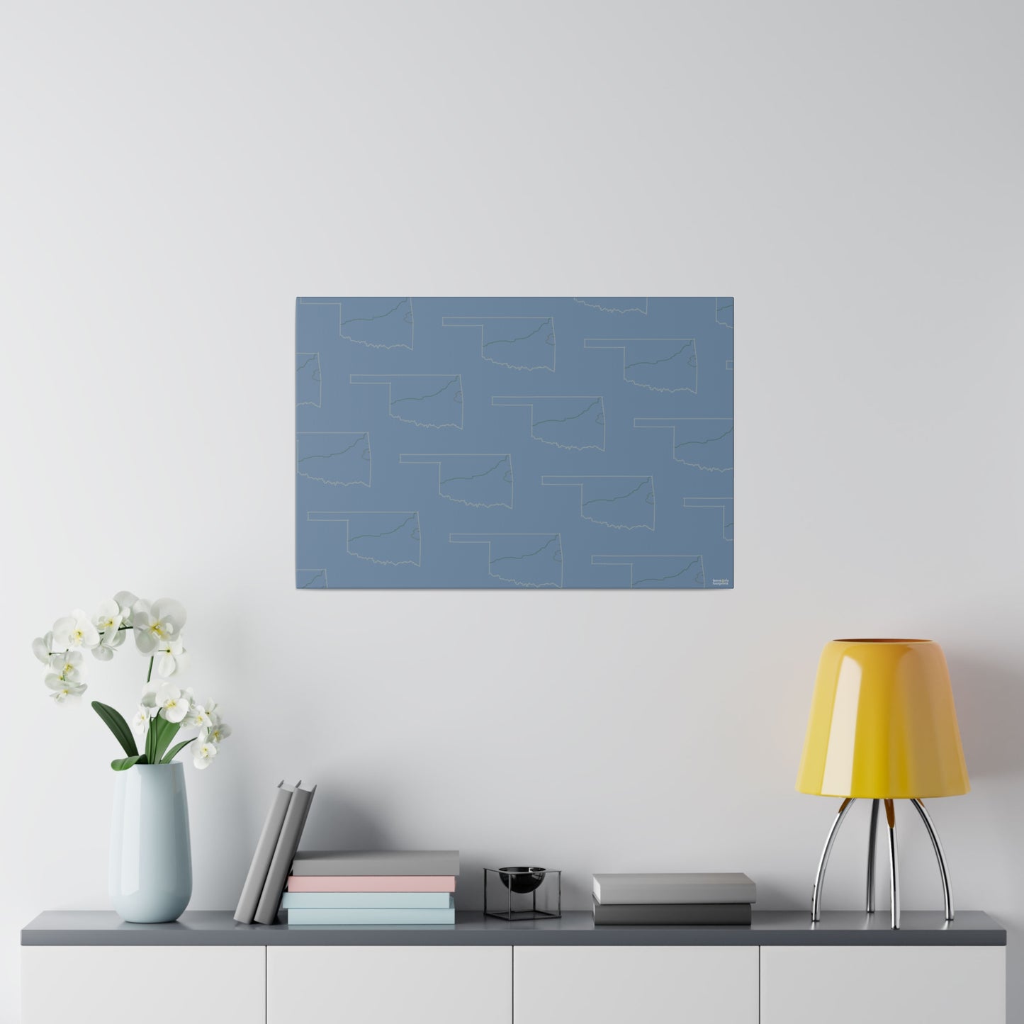 Oklahoma National Trails Matte Canvas, Stretched, 0.75"