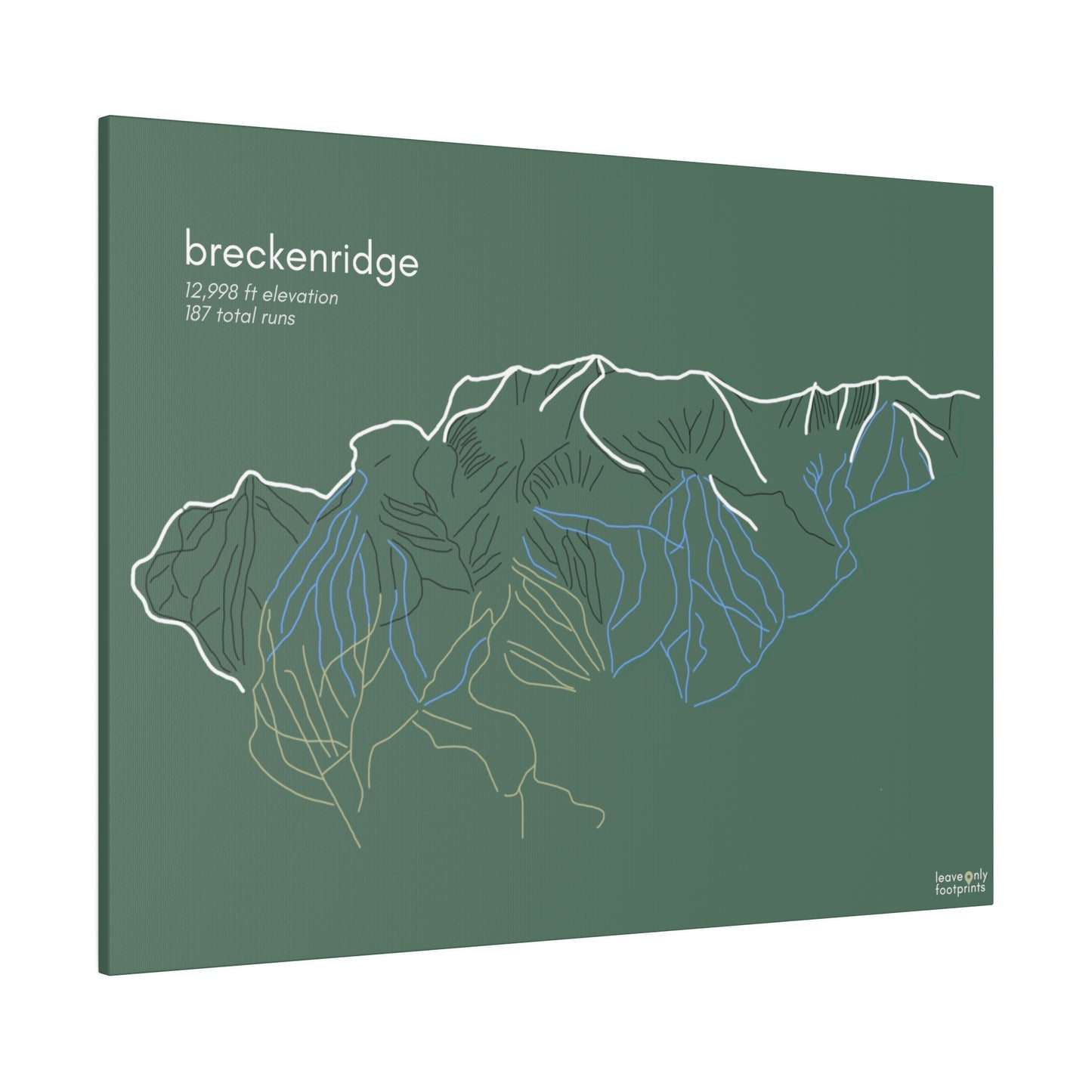 Breckenridge Matte Canvas, Stretched, 0.75"