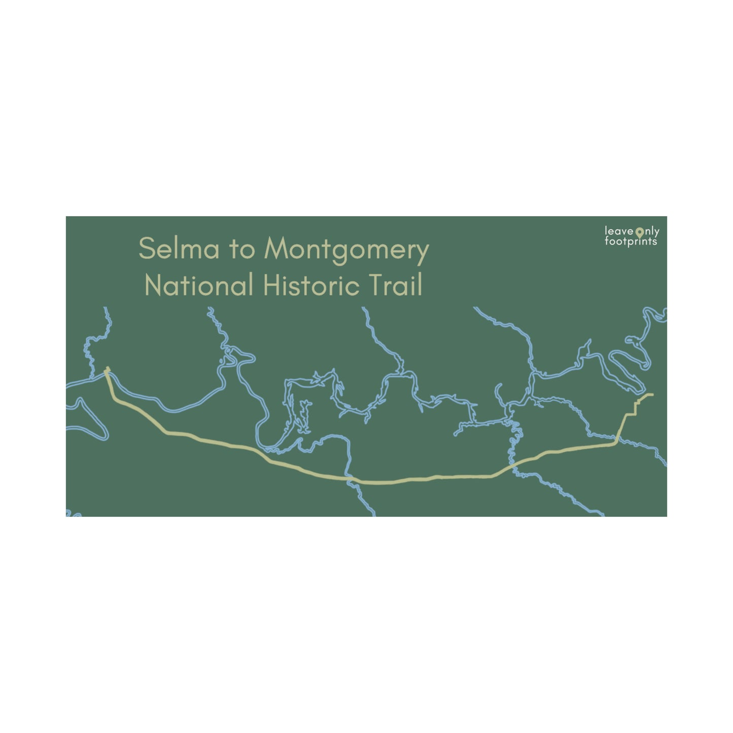 Selma to Montgomery National Historic Trail Matte Horizontal Print