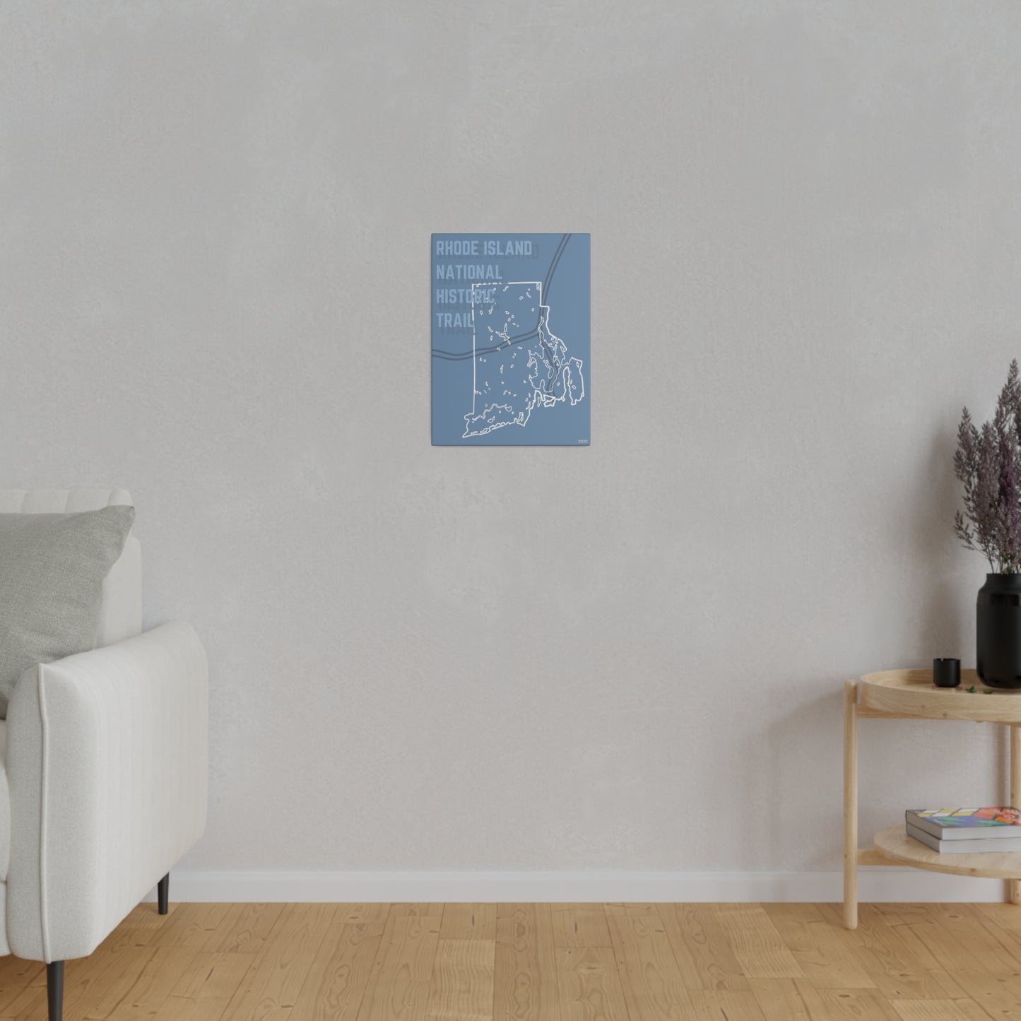 Rhode Island National Historic Trail Matte Canvas, Stretched, 0.75"