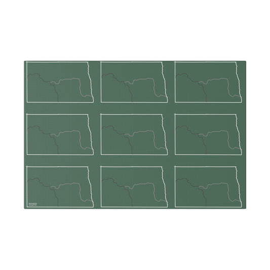 North Dakota National Trails Matte Canvas, Stretched, 0.75"